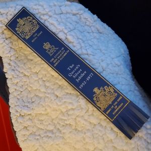 Genuine bookmark leather commemorating the Queen's Silver Jubilee. 1977. NWOT